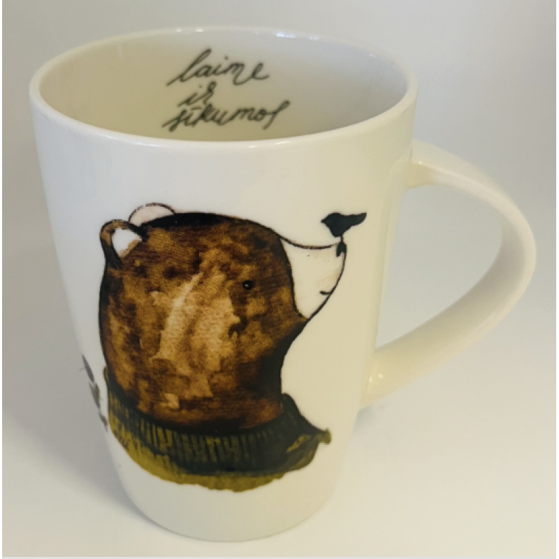 Mug bear and bird, 450ml I.Matesa