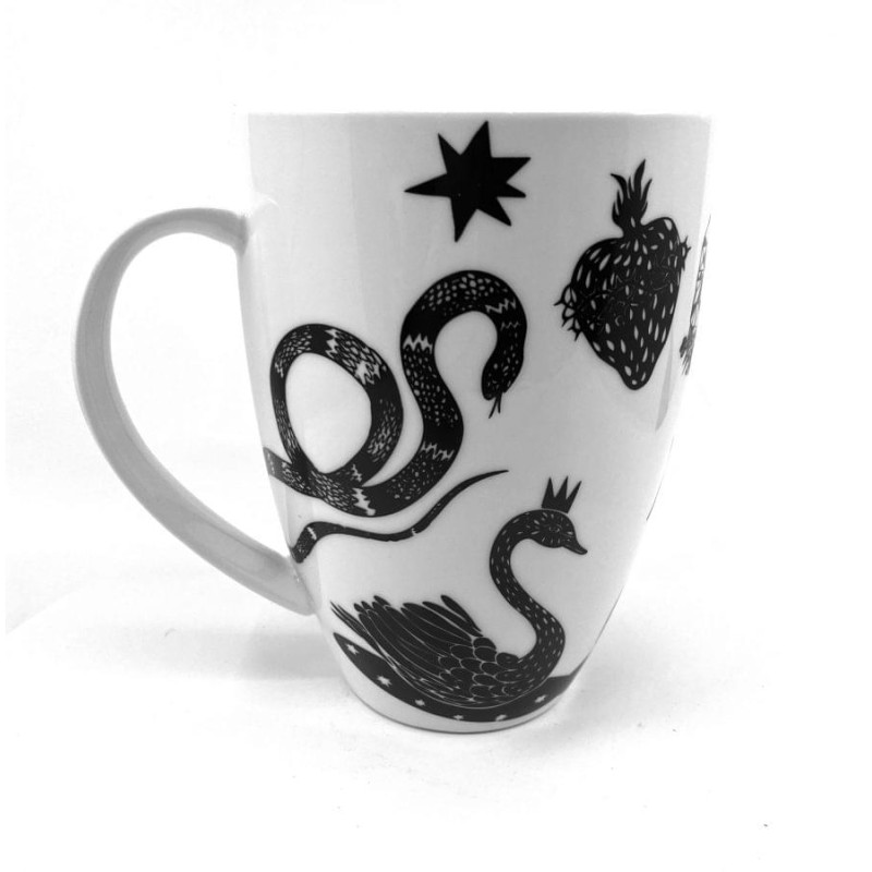 Mug “THE SWANS”, 600ml E. Patmalniece