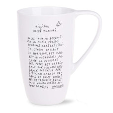 Mug “IN WHITE VOID”, 450ml M. Subačs